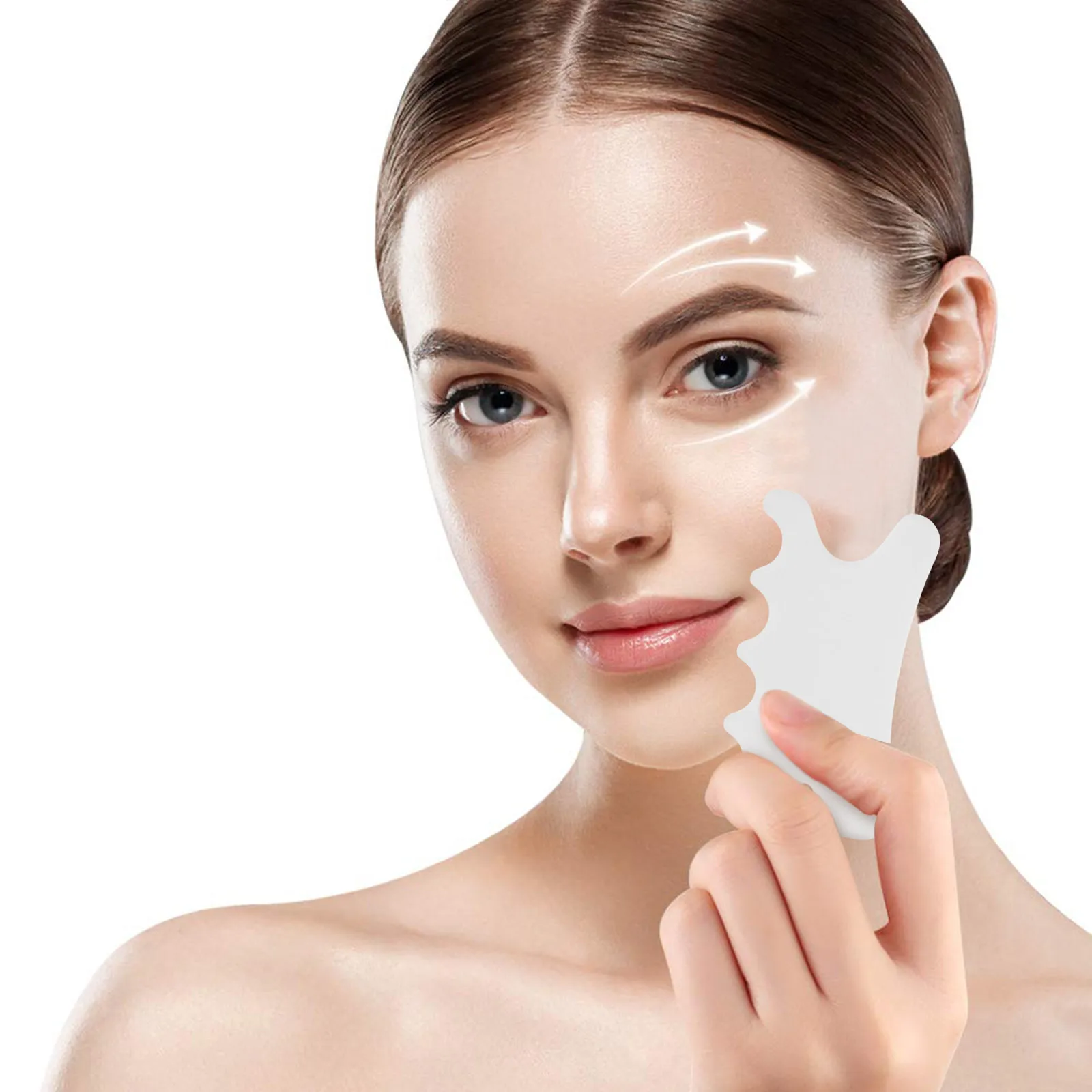 

Upgraded Ceramic Face Massager Smoother Thinner Beauty Scraping Stick For Facial Neck Back Foot Anti-Aging Tool