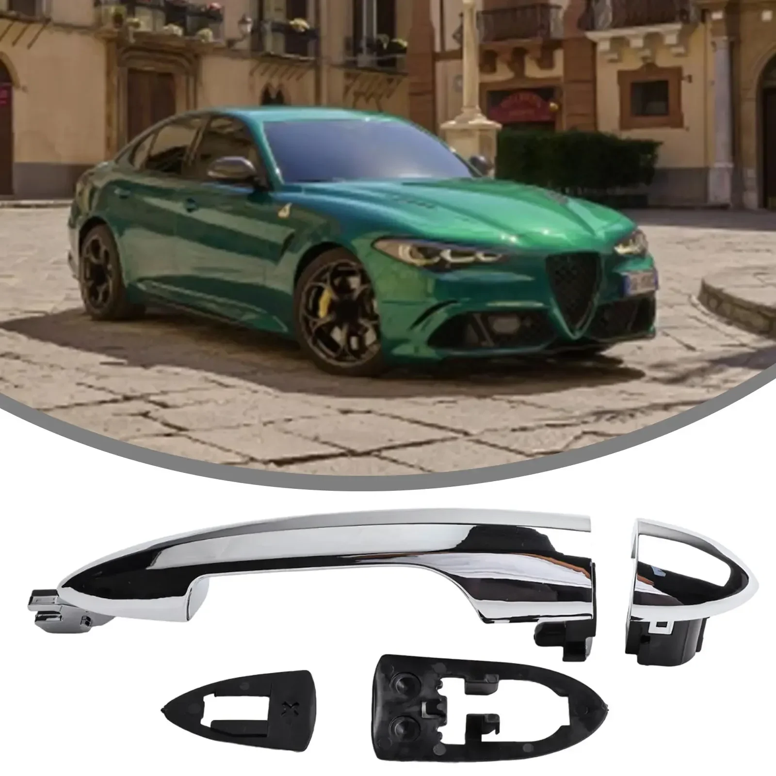 

Quick To Install Wear-resistant Without Hole Anti-corrosion Easy To Use Giulietta Non-deformation Outer Door Handle