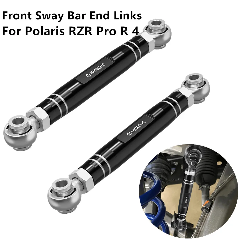 For Polaris RZR Pro R 4 RZR Turbo R 4 RZR Turbo 4 2022-2023 Front Sway Bar End Links Adjustable ATV Anti Roll Bar Link 1544329