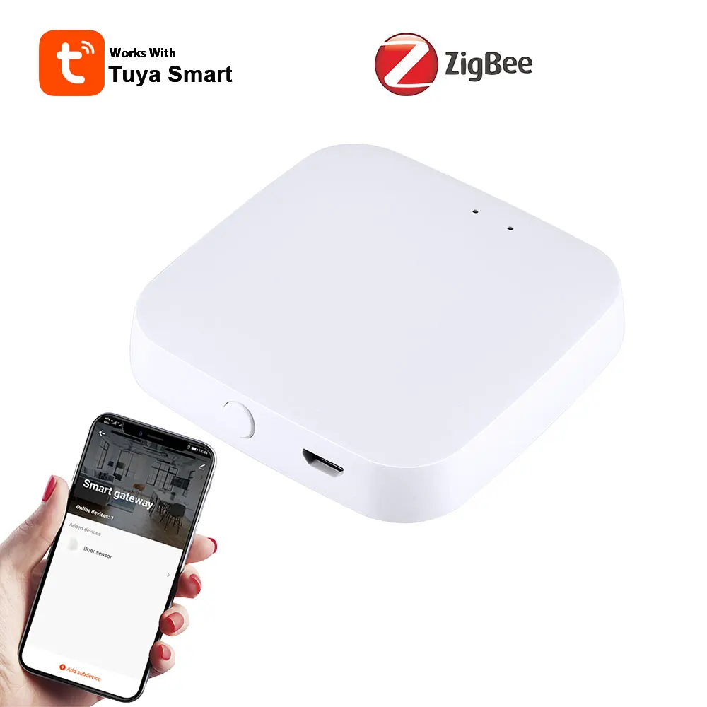 

Tuya WiFi BLE Multiple Mini Zigbee Gateway Wireless Hub Smart Life App Products Google Home Center Bridge Support Bluetooth Mesh