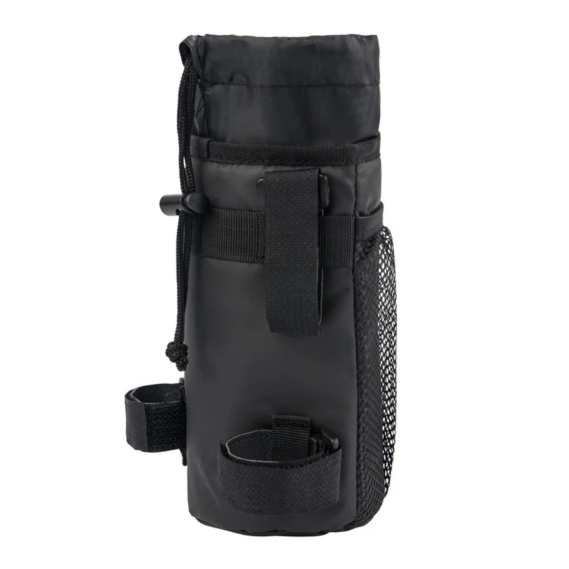 Bike Water Bottle Holder Bag Insulated Bicycle Coffee-Cup Holders with Phone Storage Handlebar Drink/Beverage Container