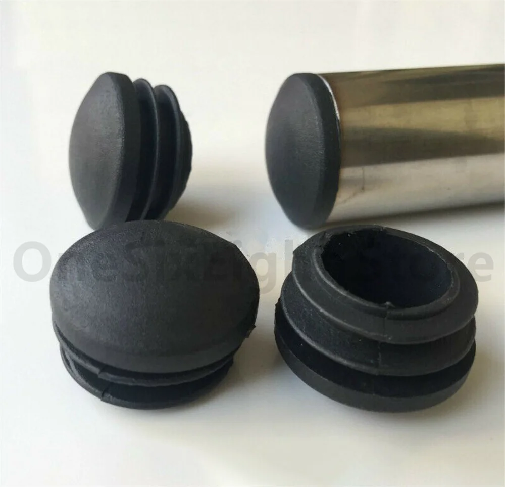 

Domed Round Plastic Blanking End Caps Tube Pipe Inserts Plugs Bung Ø 25mm Black