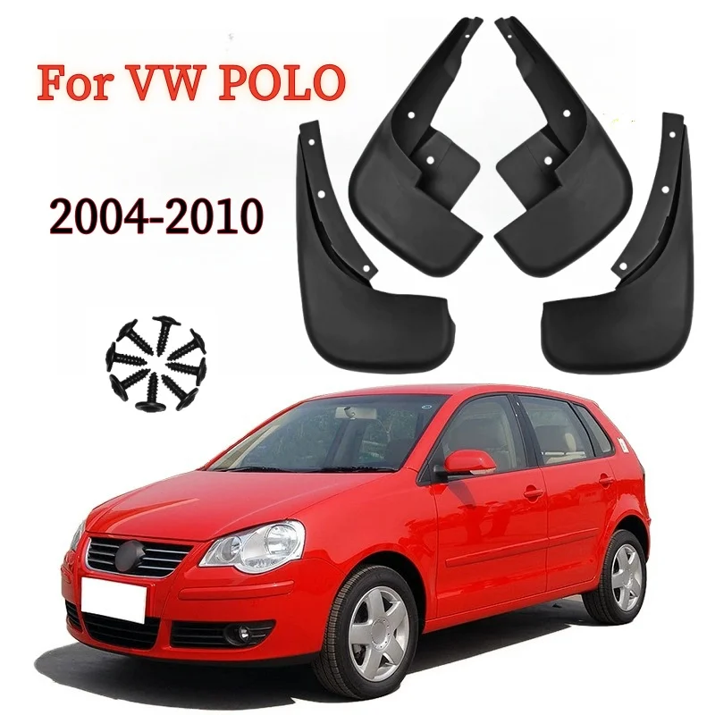 

Car Mudguards Mudflap For Volkswagen VW POLO 2004-2010 Fender Mud Flaps Splash Guards Accessory 2005 2006 2007 2008 2009