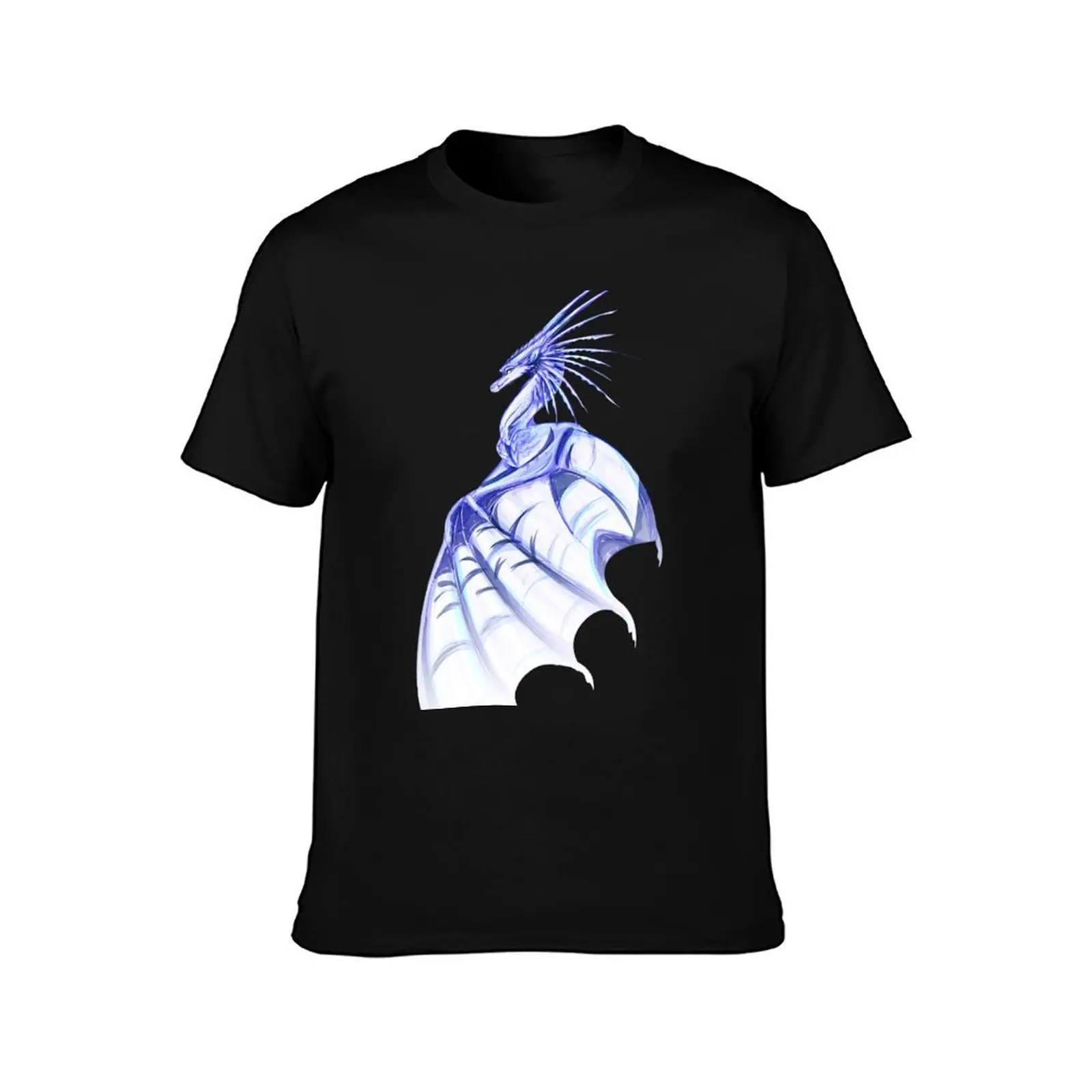 Queen Glacier T-Shirt, Summer Casual Cotton Tee, Oversized Streetwear Tops, Vintage Graphic Print, Loose Fit Short Sleeve