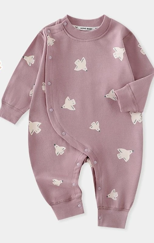 Baby Romper Spring Fall Modal Cotton Boys Girls Clothes Long Sleeve Infant Onesie Four Seasons Romper Fall