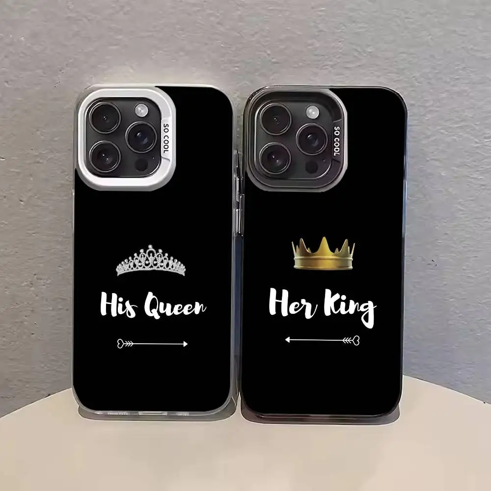 

C-Couple wallpapers Phone Case For iPhone 17,16,15,14,13,12,11,Pro Max,Plus black Candy Silver Cover