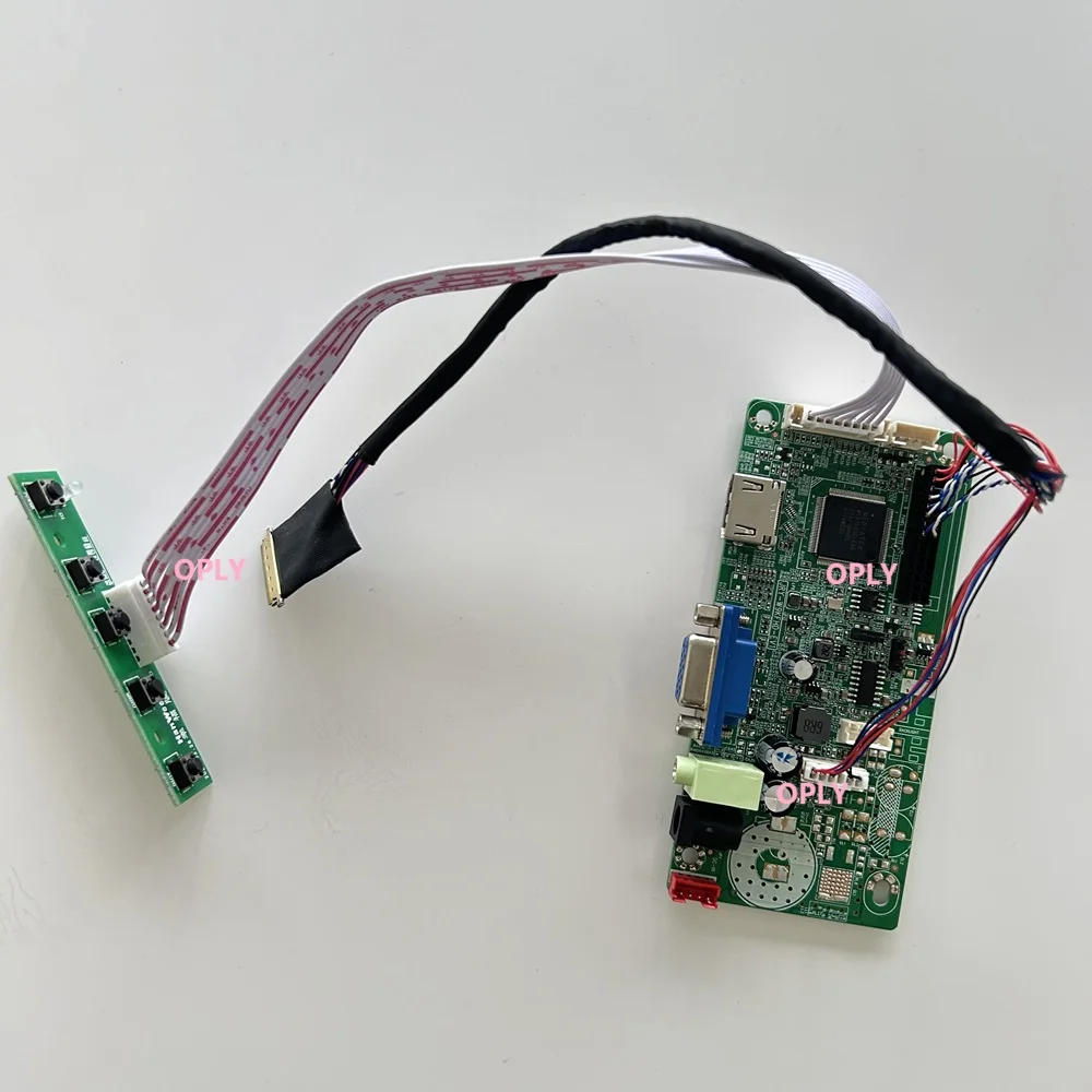 

58C Controller board kit HDMI-Compatible VGA for AUO B140XW03 V0 B140XW03 V1 B140XW03 V2 1366X768 LED panel Screen 14" DIY