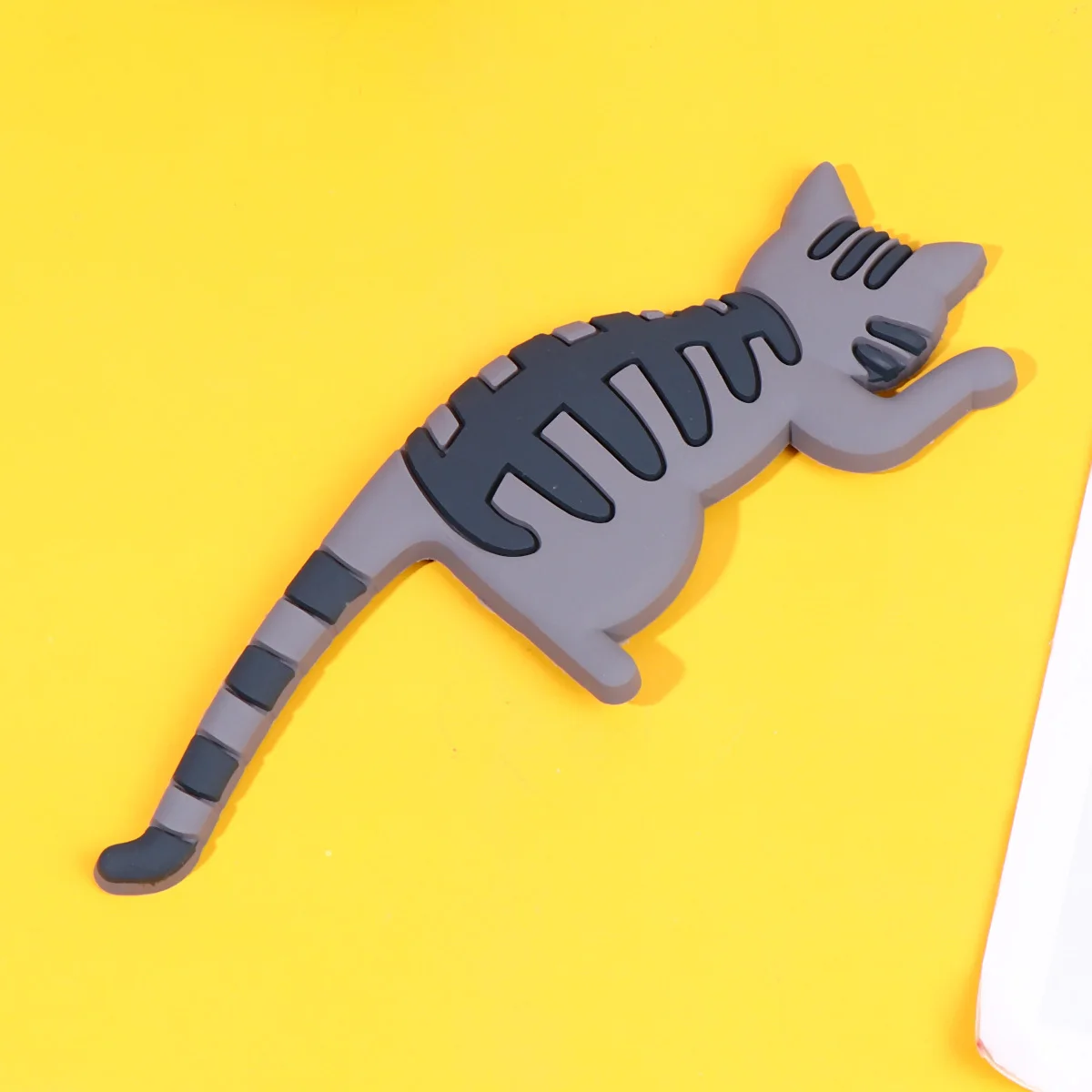 

1Pcs Cartoon Cat Magnetic Hook Fridge Door Holder Kitchen Cabinet Key Hanger Fridge Sticker Magnetic Cat Hook