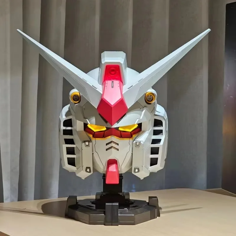 Mecha Robot Rx-78-2 Draagbare Lichtgevende Cosplay Helm Bureauversiering Collectible Model Decoratie Cadeau Voor Anime & Comic-Con Fans