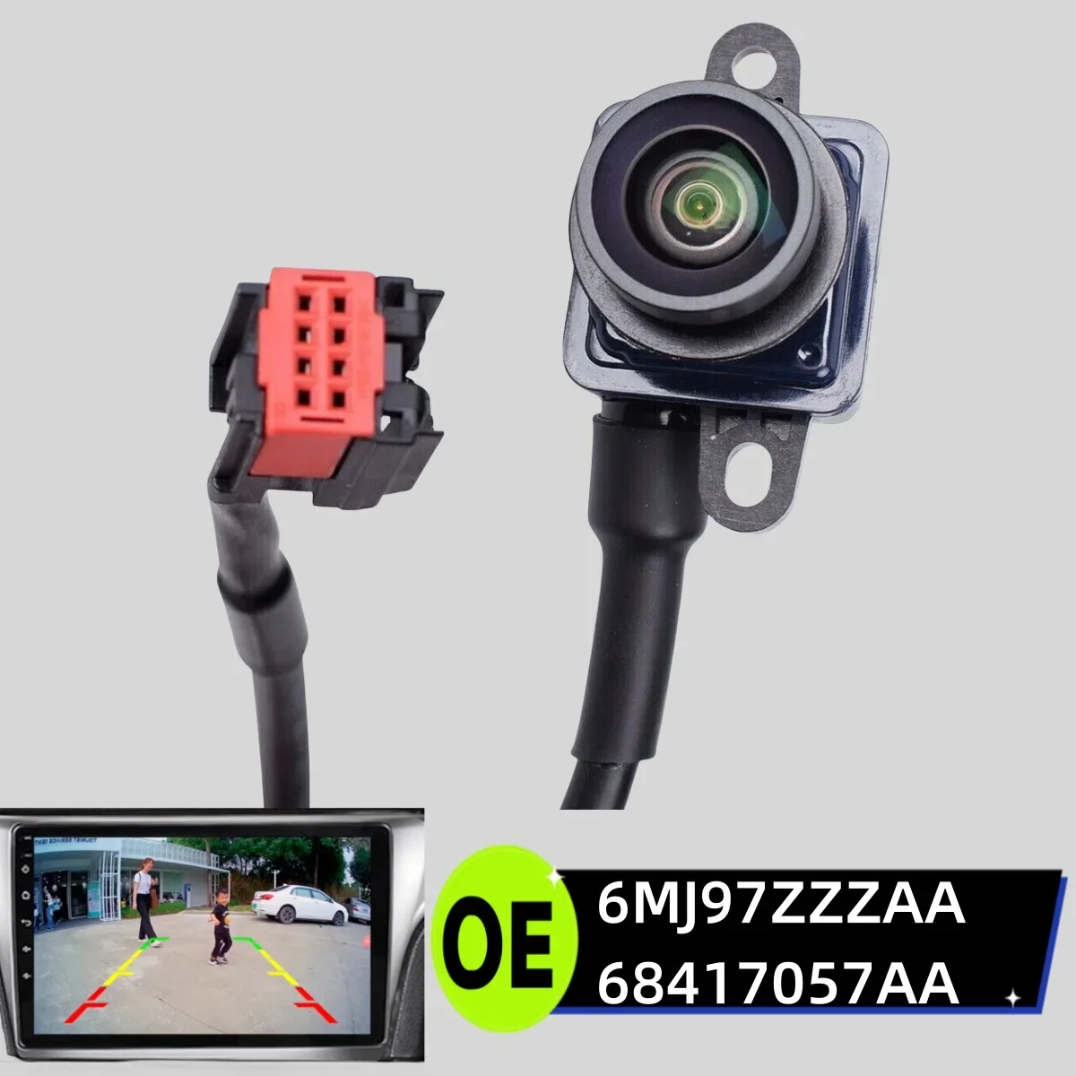 

6MJ97ZZAA 68417057AA for Dodge Ram ProMaster 1500 2500 3500 2014 15 16 17 18 19 20 2021 Rear View Reversing Vehicle HD Camera