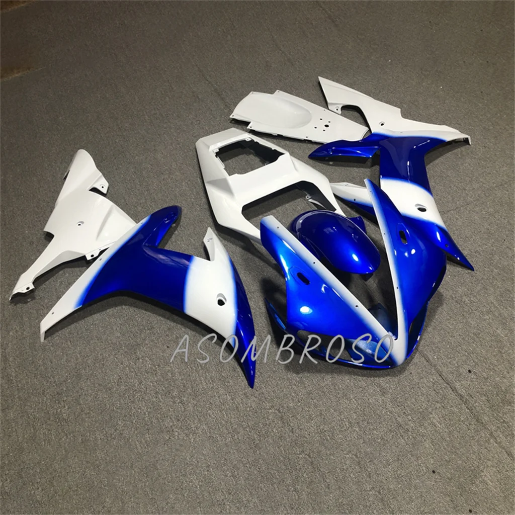 Motorcycle Bodywork for YAMAHA  2002 2003 YZF-R1 1000CC 02 Blue White YZF R1 YZF1000 03 Road Racing Fairing Kit Sportbike Parts image 4