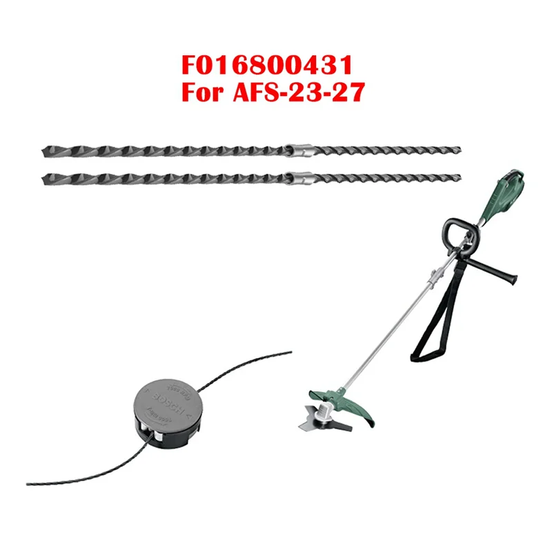 

AC88-80Pcs F016800431 Cutting Line For AFS 23-37 Extra Strong Grass Trimmer Spool Line Brush Cutter Thread Line 37Cm