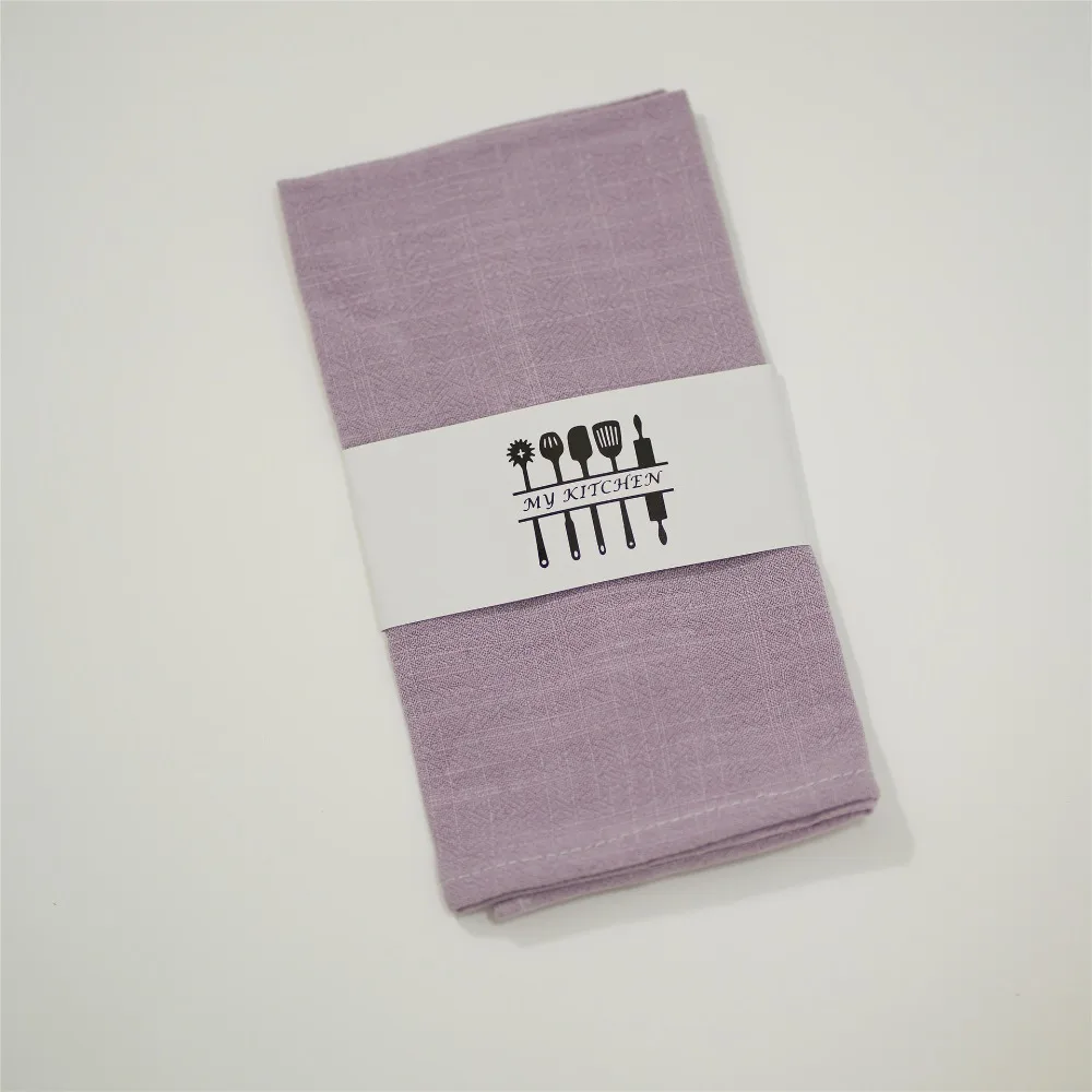 Soft Cotton Linen Napkin Hotel Cup Fabric Folding 40x40cm Table Napkin Dinner Cloth Tea Towel Festival Table Decoration