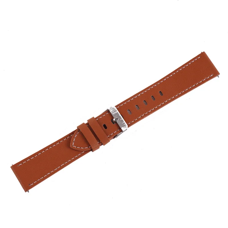 20mm 22mm Leather Strap For Samsung Galaxy Watch 3 41mm 45mm/Gear S3 S2 Sport Bracelet Galaxy 42mm 46mm/Active 2 Band Correas