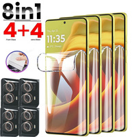 8IN1 For Motorola Moto G85 G54 G84 G14 G24 Hydrogel Film For Motorola Edge 40 30 Neo 50 Ultra Pro Fusion Camera Lens Protectors