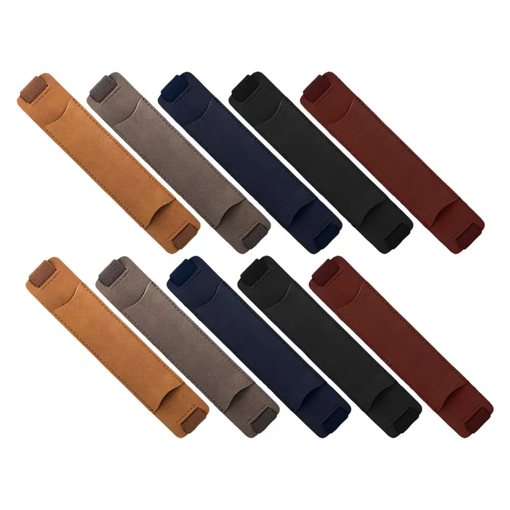 플래너 태블릿 탄성 밴드 노트북 서리로 덥은 포켓 수호자 Pu에 대 한 10 Pcs 펜 케이스 홀더