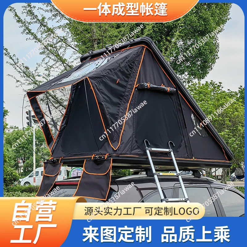 ABS roof tent wild survival mosquito net self-driving tour hard shell outdoor automatic folding tent wholesale