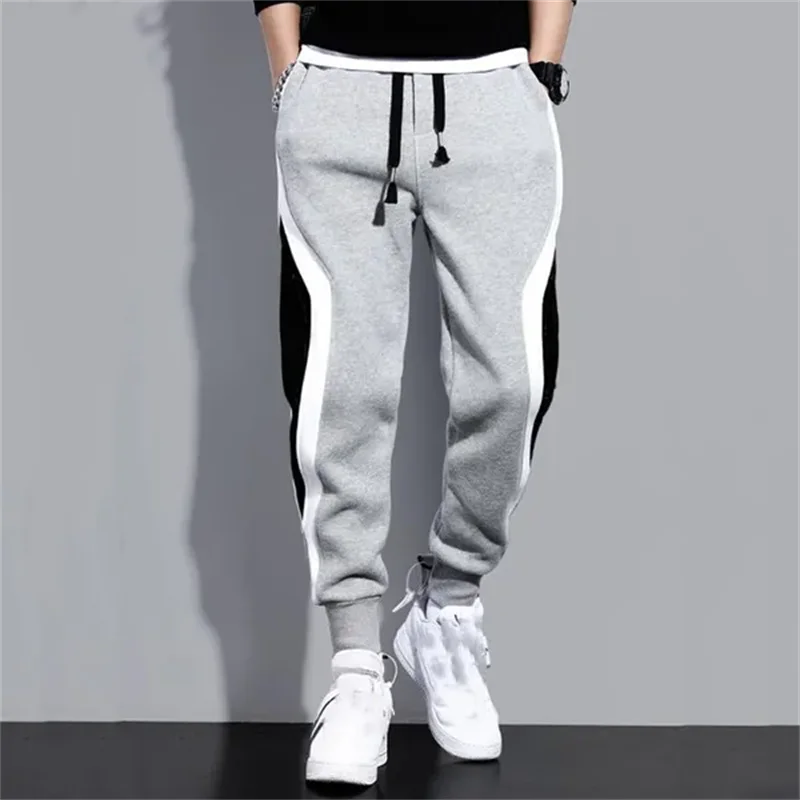 Pantaloni sportivi casual da uomo/donna Colori contrastanti Pantaloni da jogging versatili Abbigliamento da uomo Pantaloni da donna Jogger Hombre Gym