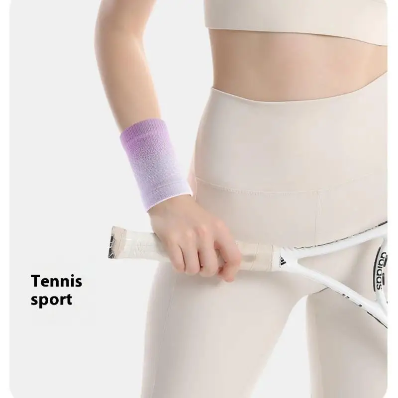 2Pcs Elastic Compression Wrist Support Brace Wrist Wraps For Fitness Gym Running Basketball Sports