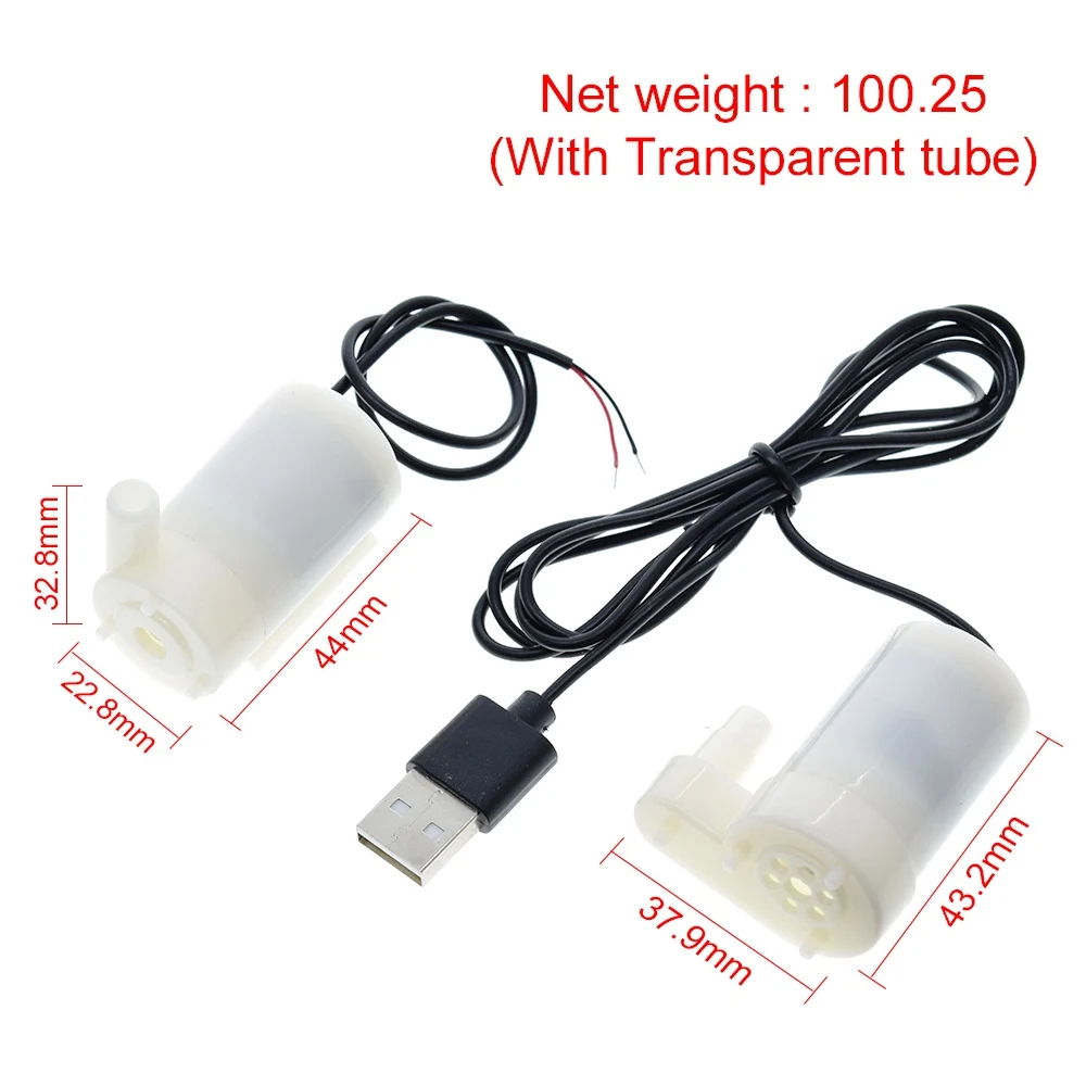 DC 2.5-6V Low Noise Brushless Motor Pump120L/H Mini Micro Submersible Water Pump image 2