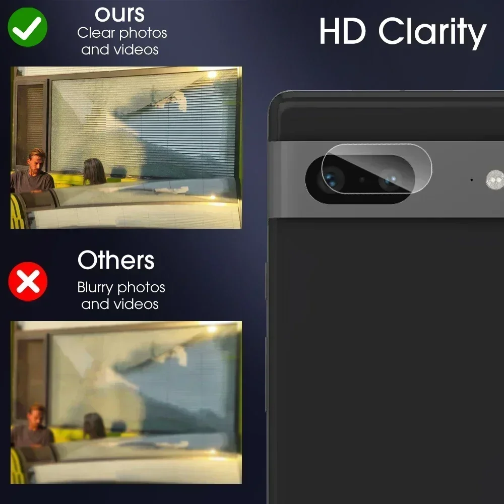 Protector de lente de cámara trasera para Google Pixel 7/7 Pro, película protectora de hidrogel suave, pegatina de lente para Google Pixel 7 Pro, no de vidrio