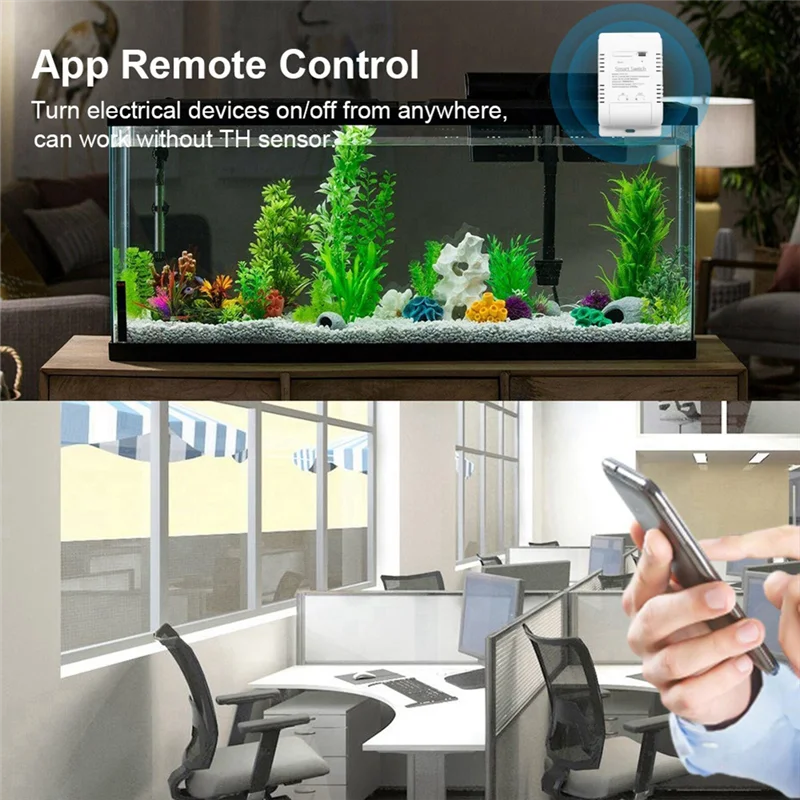 

FORW-Tuya Smart Life Switch 16A 3000W реле с термостатом контроля температуры датчик RF433 для Alexa