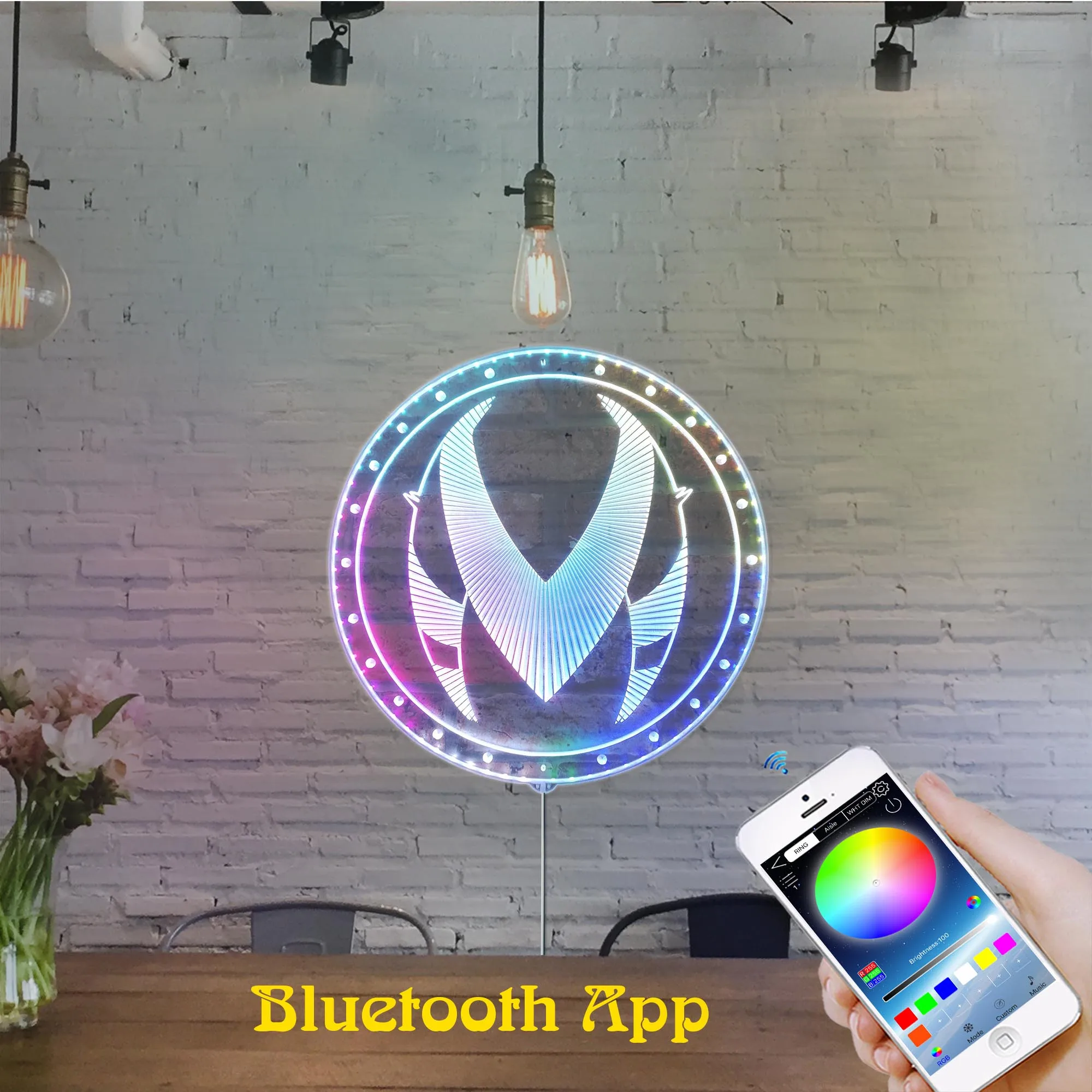 Helluva Boss Dynamic RGB Edge Lit LED Sign