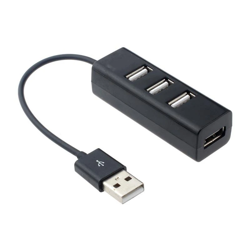 

Мини-4-портовый USB-адаптер-сплиттер, высокоскоростной концентратор, USB 2,0, преобразователь-сплиттер «все в одном», аксессуары для ПК и компьютера