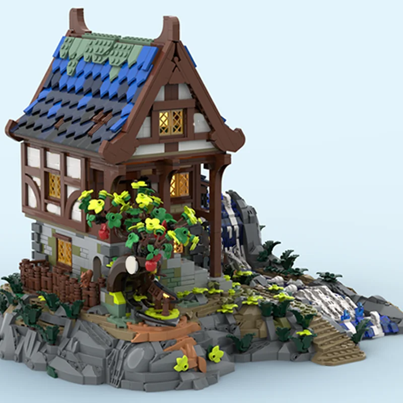 2894pcs MOC Castle Medieval Blacksmith BASE UPGRADE Model Building Blocks Christmas Gift Brick Craft Display Creative Collection