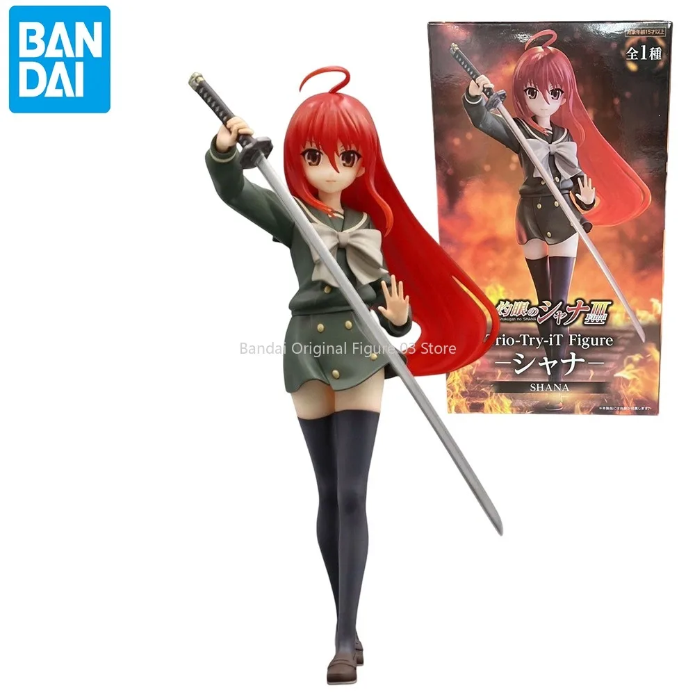 

In Stock FuRyu Trio-Try-iT Shakugan No Shana Shana PVC 19CM Anime Action Figures Model Collection Toy