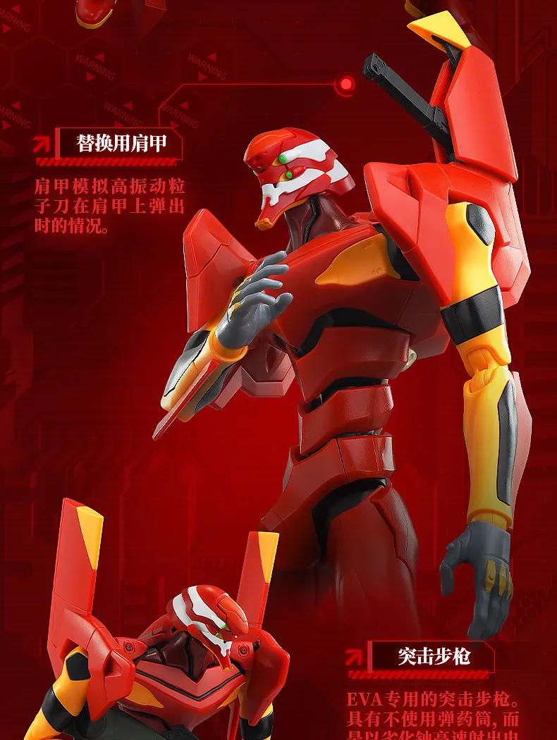 Original Blokees Evangelion Production Model‑02 TV Version & Evangelion Mark.06 Legend Edition Movable Robot Anime Figure Toys