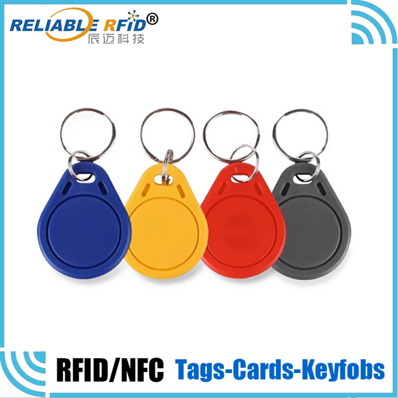 10Pcs READ ONLY ID 125KHz RFID EM4100 Door Entry Access Control High Quality Key Tag Keyfobs TK4100 Chip Proximity Card