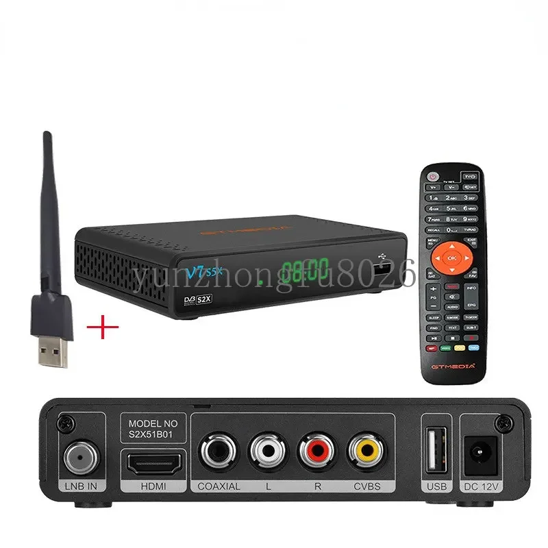 

V7S5X DVB-S2X/S2/S H.265 с WiFi v7 s2x V7 S5X