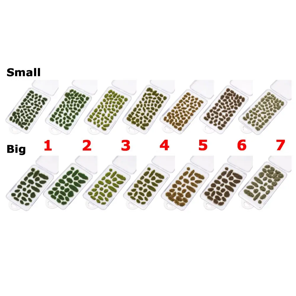 Grass Tufts Artificial Flower Cluster Simulation Wargaming Scenery Sand Table Layout DIY Accessories Modeling Materials Toy