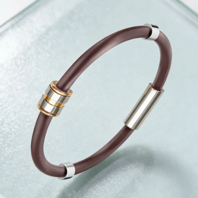 Couple's accessories - Wireless-Golden round bead type-Car-mounted / Daily sports handheld wristband / Anti-static bracelet