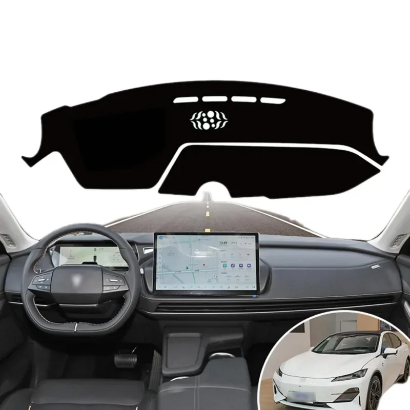 For Changan SL03 2022 Dashboard Cover Sunshade Non-Slip Dark Blue Central Control Panel Pad