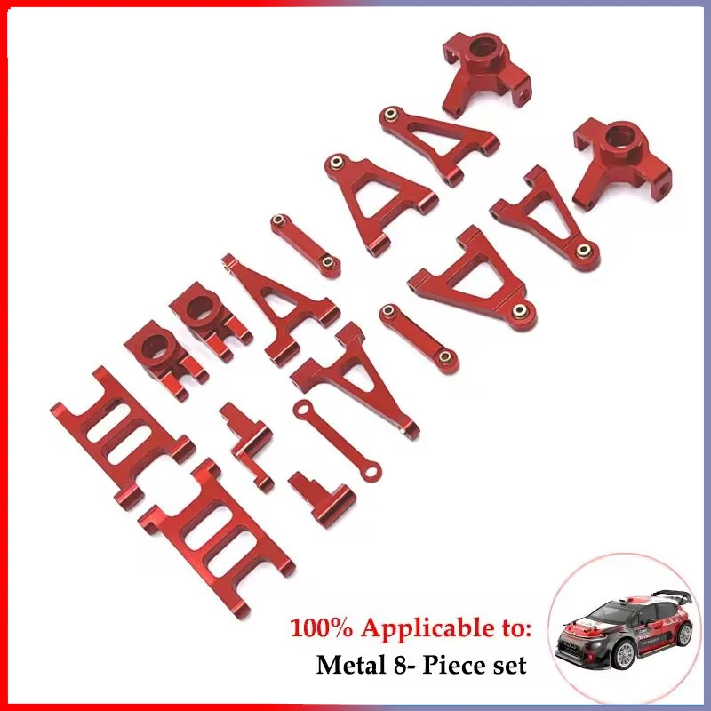 MJX RC 14301 14302 14303 Amortecedor de metal Copo de direção Braço Pull Rod Shell Suporte Pilar 1/14 RC Car Upgrade Parts