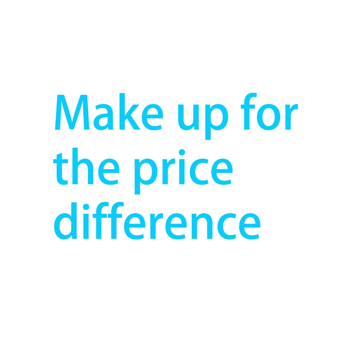 Reimburse the shipping cost difference