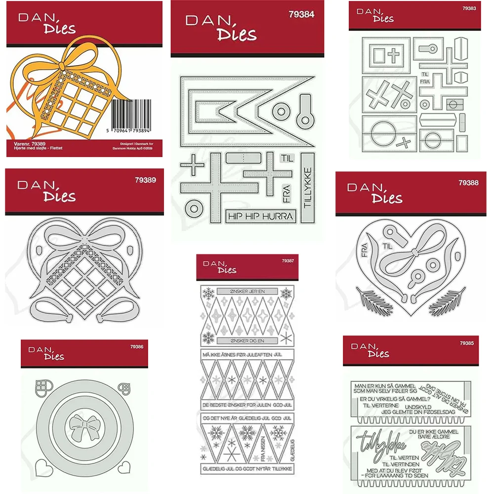 

2026 New Metal Cutting Die Love Bow Geometry Handmade DIY Scrapbooking Making Cuts Crafts Template