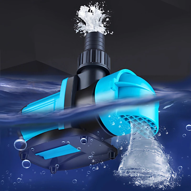 Submersible Water Pump Circulation Silent Adjustable Fish Tank Filter Pumps Wave Maker High Flow Feeding Pump Fishes Pond Pumps