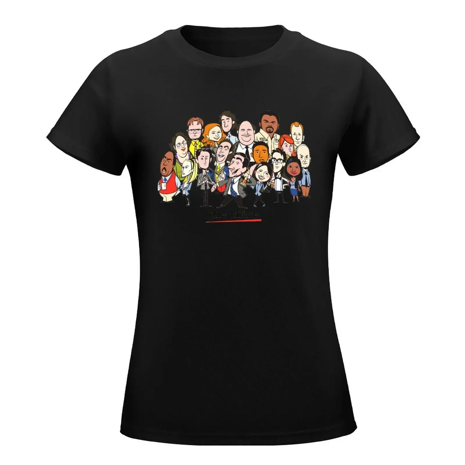 The Office Cast Tv Essential T-Shirt summer tops hippie clothes plus size tops kawaii clothes Womens graphic t shirts