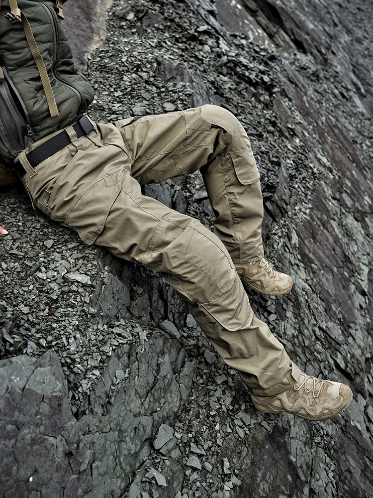 New Spring Wear-resistant Straight Overalls Anti-splashing Mountaineering Men's Outdoor Raider Second-generation Tactical Pants