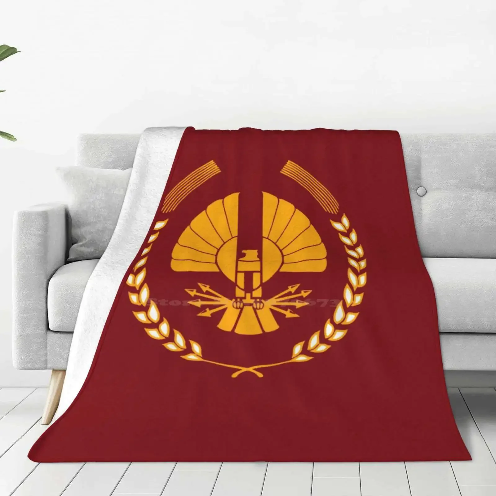 Panem Logo Hot Sale Printing High Qiality Warm Flannel Blanket Hunger Games Logogami Emblem Symbol Flag Panem Capitol District