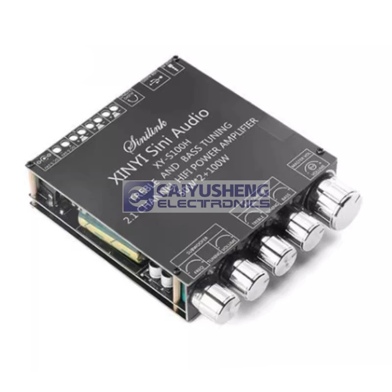 XY-S100H 2.1-Channel Bluetooth Audio Power Amplifier Board Module High And Low Tone Subwoofer XINYI