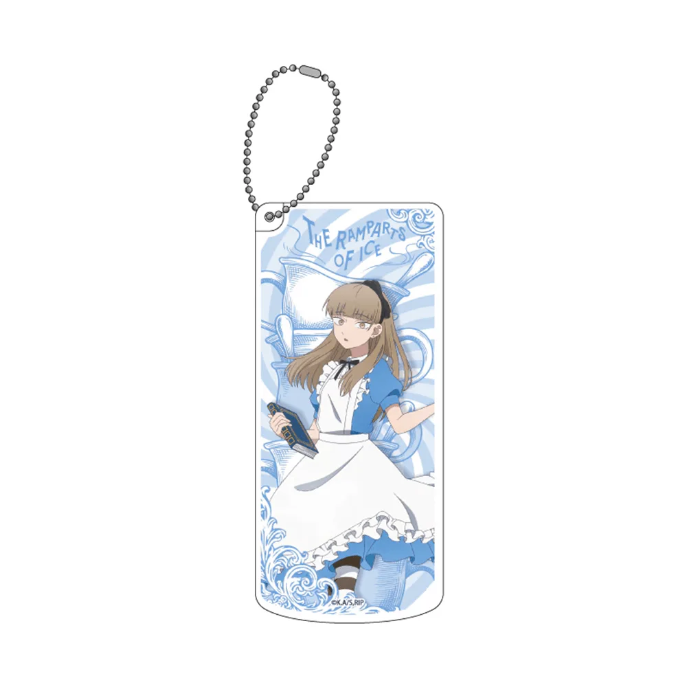 The Ramparts of Ice Koyuki Hikawa 6cm Acrylic Stand Keychain Alice Tag Tea Cup Background Backpack Bag Pendant Keyring Toy