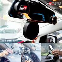 Vacuum Suction Cup Magnetic Phone Holder Multi-functional Foldable For Toyota GR Sport Gazoo Racing Yaris 86 Corolla Hilux Supra