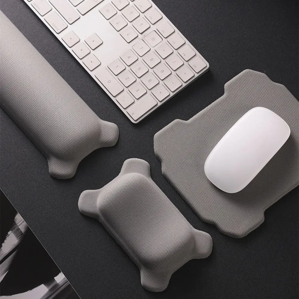 

1/2pcs Slow Rebound Mouse Wrist Support Pad Ergonomic with Wrist Rest Ergonomic Mouse Pad Supportive Comfortable
