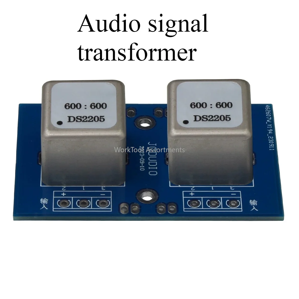 DS2205-600: 600-600 Permalloy audio isolation transformer balance and unbalance conversion