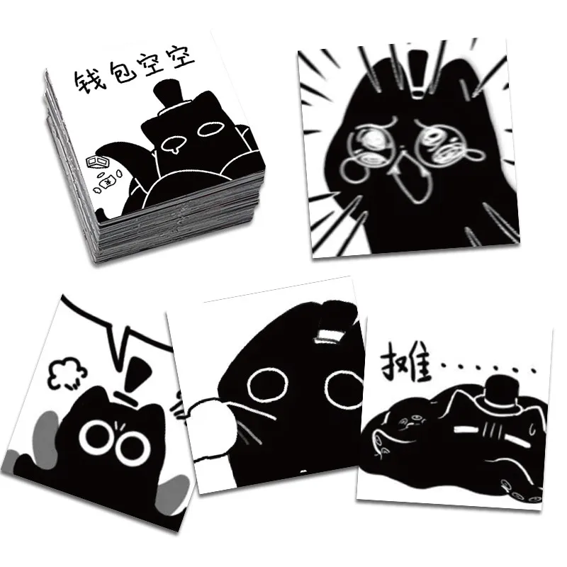 63-Piece Kemao Mao Meme Stickers - Stiker Dekoratif untuk Notebook, Casing Ponsel, Tas Ransel & Laptop (Anime Worlds Store)