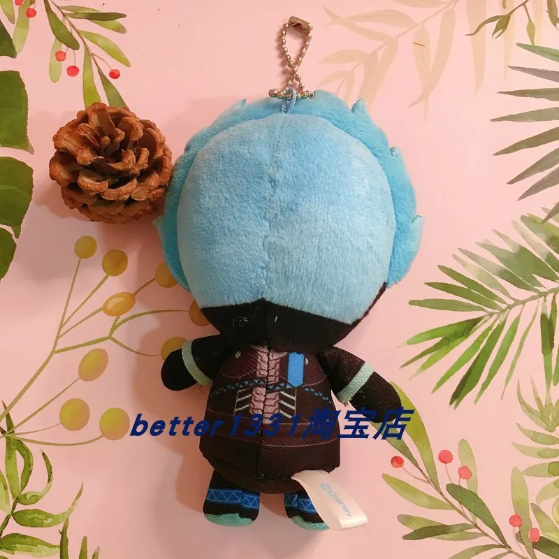 Original Disney Twisted Wonderland Sunrise Plüsch-Schlüsselanhänger, gefüllter Puppen-Charm, weiche Mini-Figur, Spielzeug